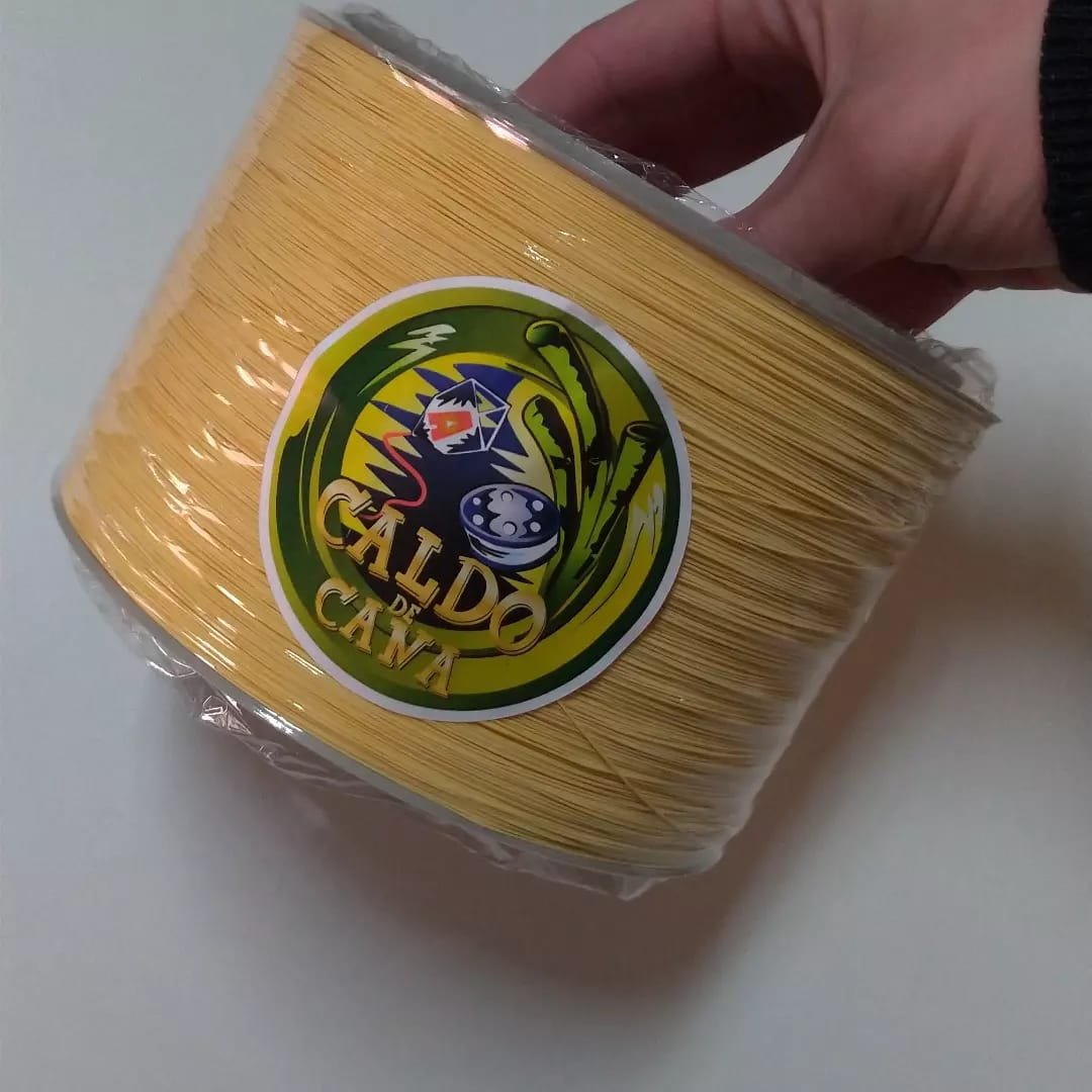 Linha Caldo de Cana Áspera 1000 Jardas - 3 Passes - Fio 10